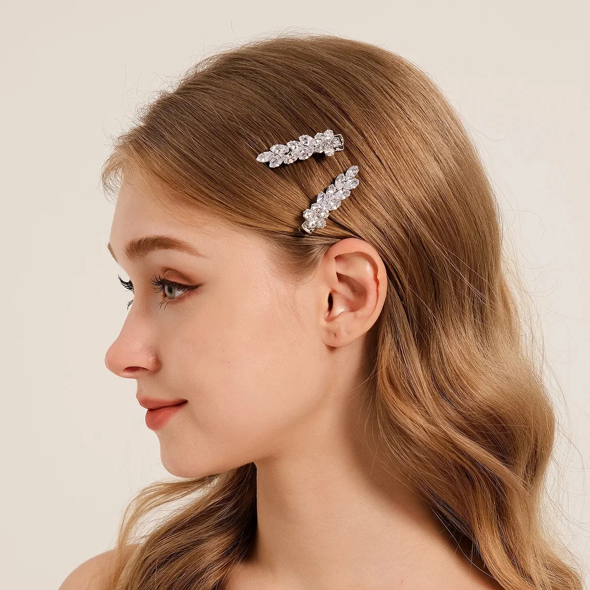 Pinces à cheveux en alliage de pétale de cuir chevelu pour femmes, argent, Rotterdam, Kling, contre-indiqué, pièce de sauna de cérémonie d'ouverture, conia, accessoires