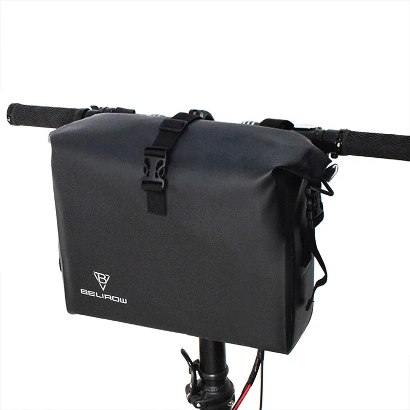 

Bike Handlebar Bag Waterproof Storage Bag 9L Bike Frame Bag Cycling Accessories for Mountain Bikes Road Bikes E-Bikes Scooters