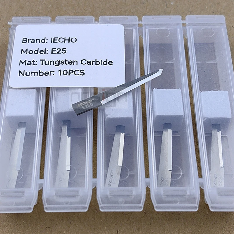 Imagem -05 - Lâmina de Aço de Tungstênio Faca Oscilante de Carboneto Facas de Corte Digital Router Bit mm Iecho Série pk Iecho-e25 E25c