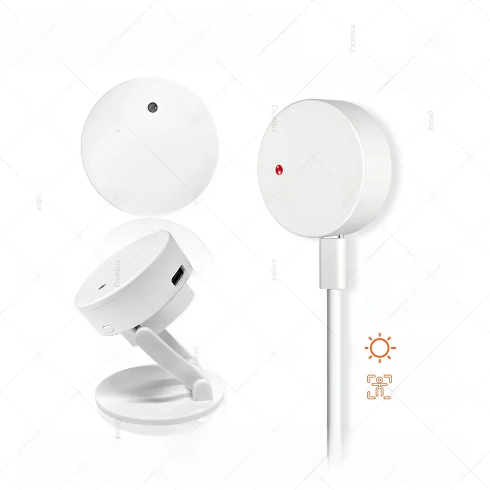 Tuya WiFi Zigbee czujnik obecności człowieka, wykrywanie świecenia/odległości, Radarowy czujnik ruchu Tuya Smart Life Home Automation — zdjęcie 2
