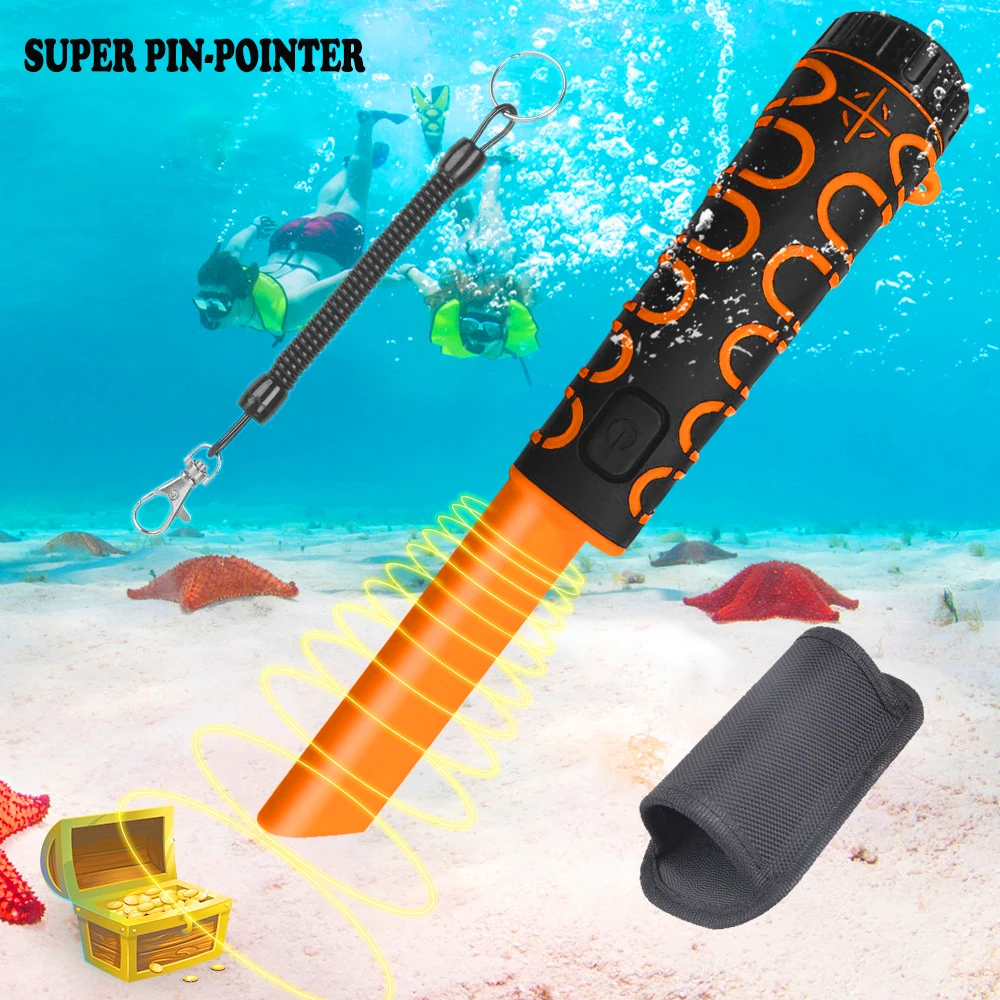 Imagem -03 - Detector de Metais Subaquáticos Portátil Posicionamento Pin-pointer Gold Seeker Rod Ip68 Impermeável Mergulho Scuba For Coin Searching Tool