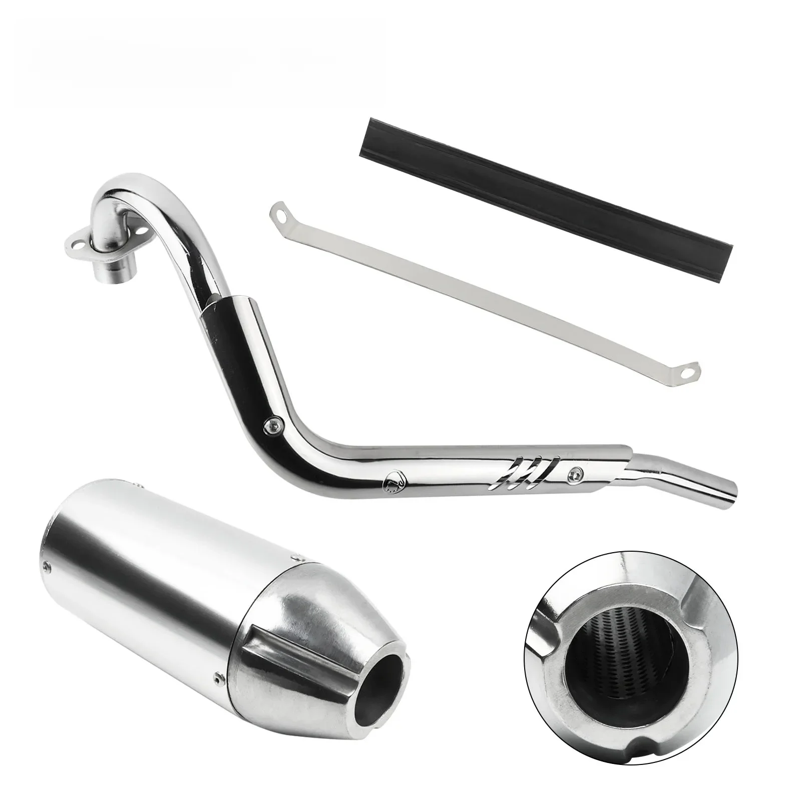 AliExpress FLYPIG Muffler Exhaust Pipe Kit for Honda XR50 XR 50 XR50R CRF50F CRF50 Chinese 50cc 70cc 110cc 125cc Dirt Pit Bike SDG SSR