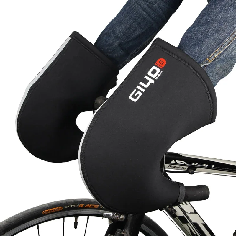 Winter Thermal Mountain Road Cycling Bike Bicycle Bar Mitts Mittens Gloves SBR Neoprene Handlebar Cover Warmer