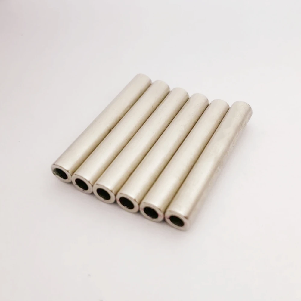 

6PCS Diametric Ring Round Imans Refrigerator Magnets Whiteboard Diametrically Magnetic Disc Circuit Magnet OD5XID3X32.5MM