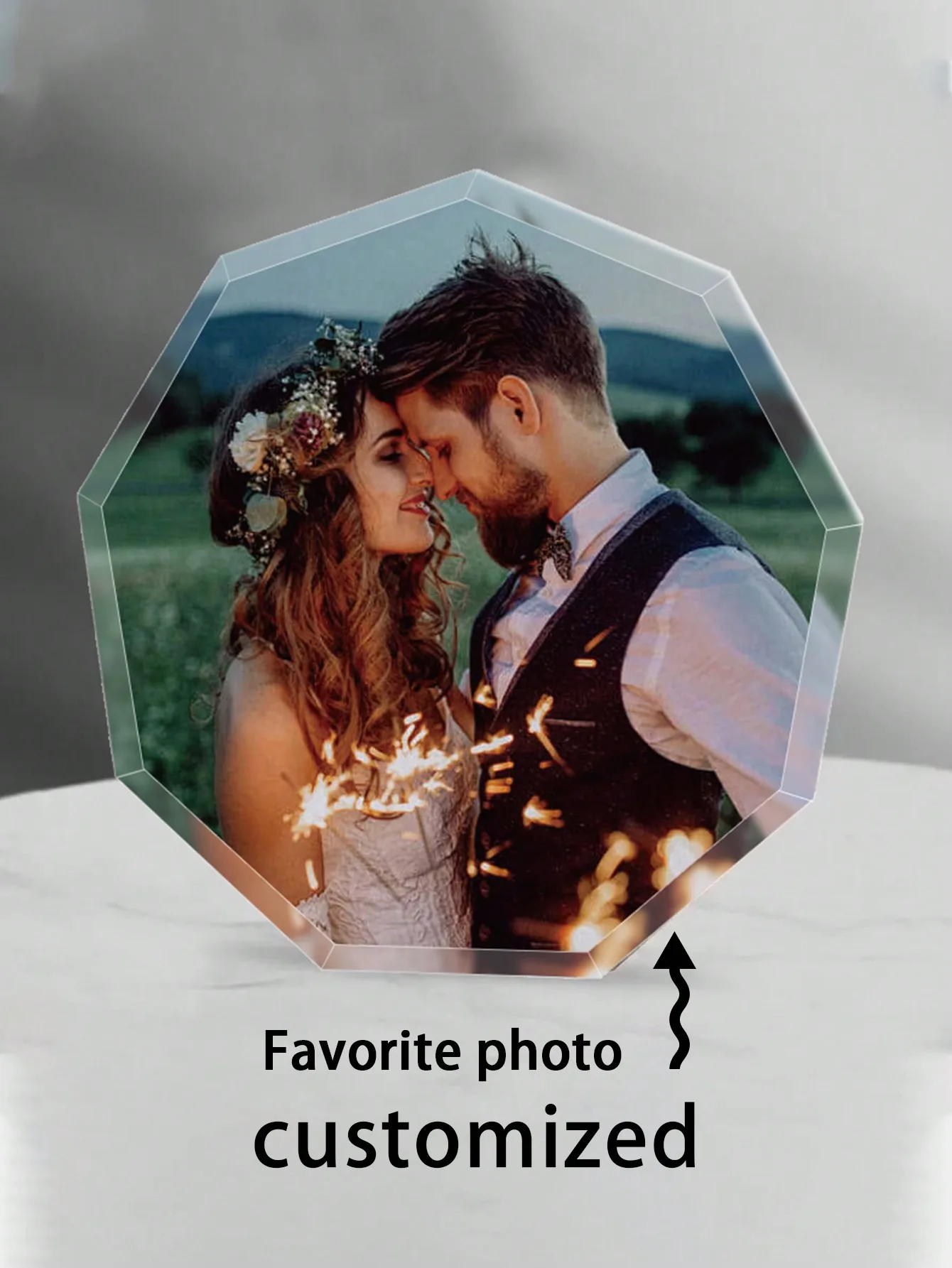Custom Polygon Acrylic Ornament, 1cm Thick Home Décor Piece — A Unique and Exquisite Gift