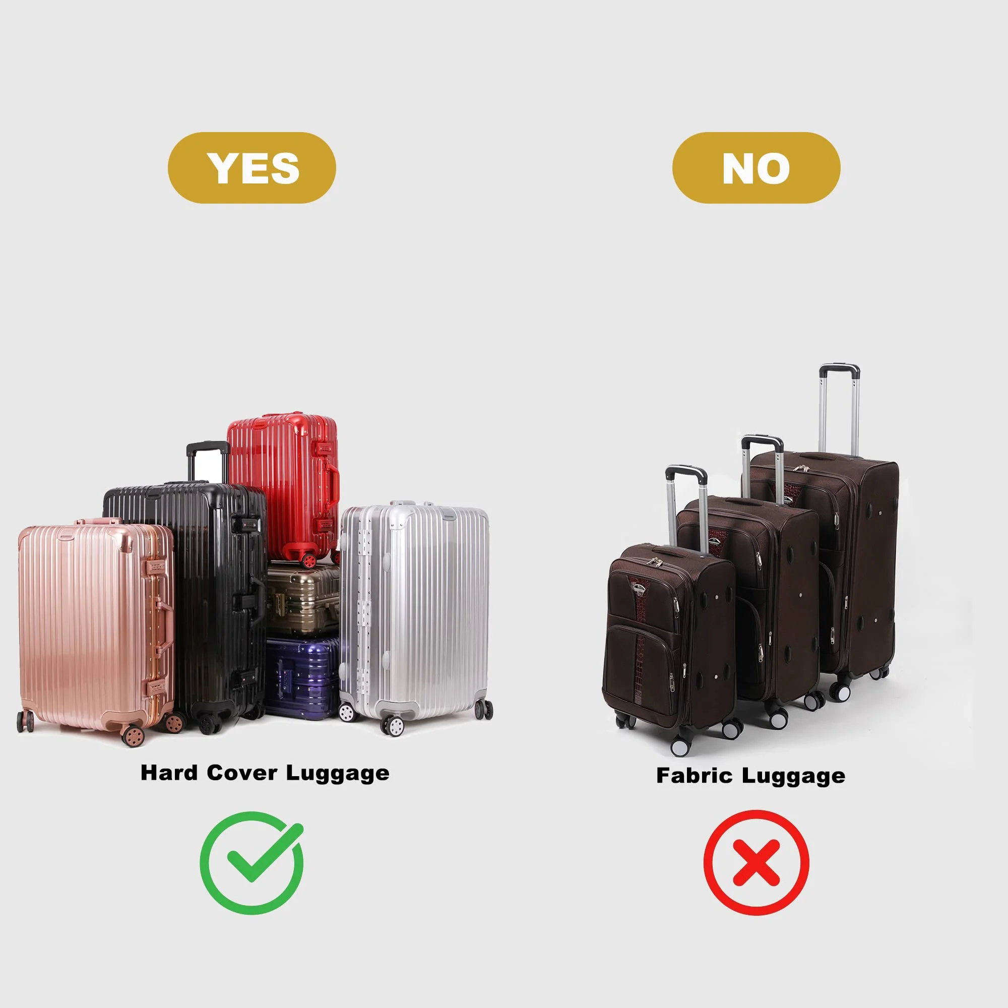 W069 Luggage Swivel Wheel Suitcase Casters  Suitcases On Wheels Detachable Wear-Resistant Travel Accessories Suitcase Set Mute