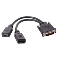 DMS 59 Pin to 2 HDMI Cable, DMS 59 Pin Male to HDMI Female Dual Monitor Extension Cable Adapter for Lhf Graphics Card (DMS 59 pi