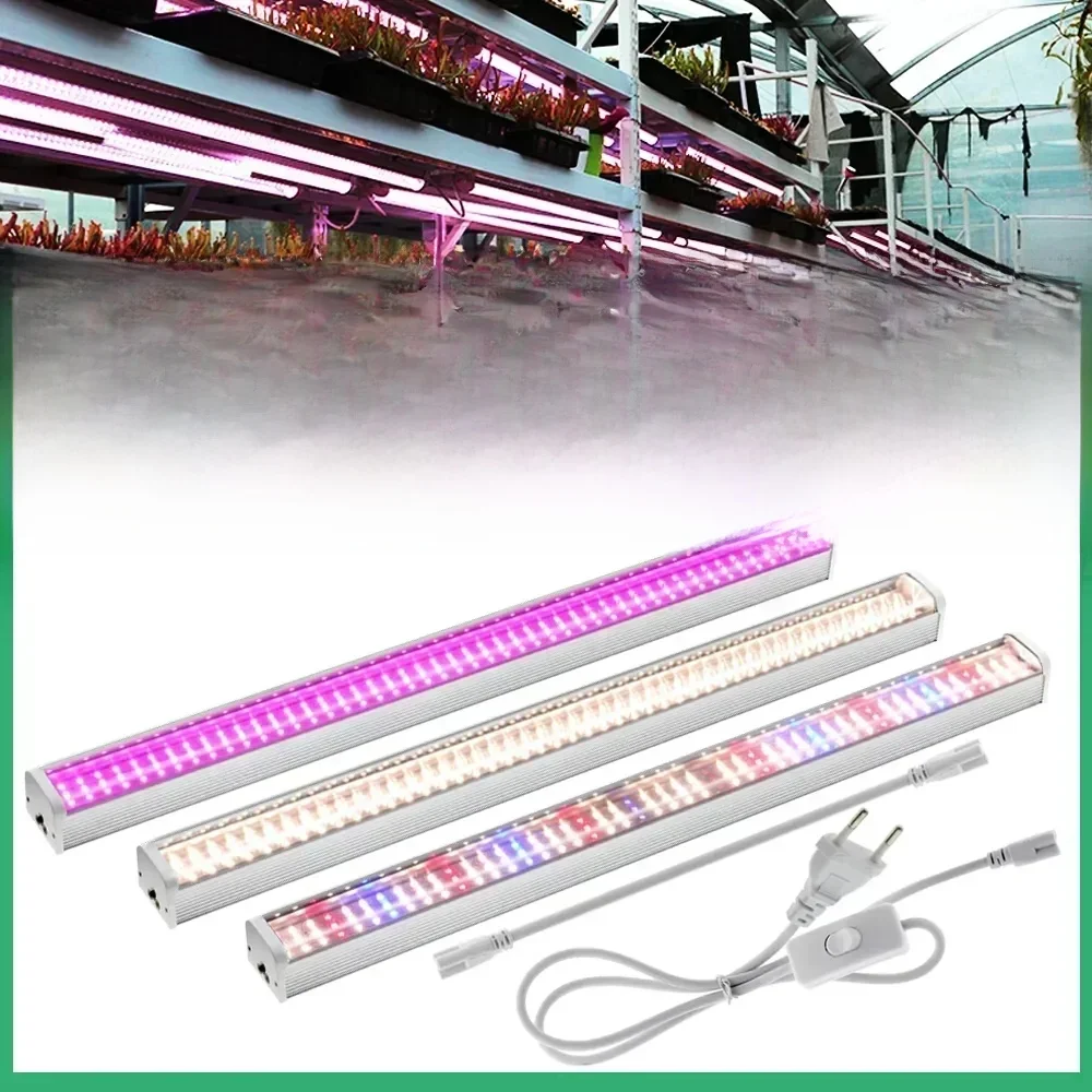 AC100-265V Full Spectrum LED Grow Light Sunshine/4000K/780NM 50cm Lampa do uprawy roślin do roślin domowych Sadzonka Hydroponika — 2