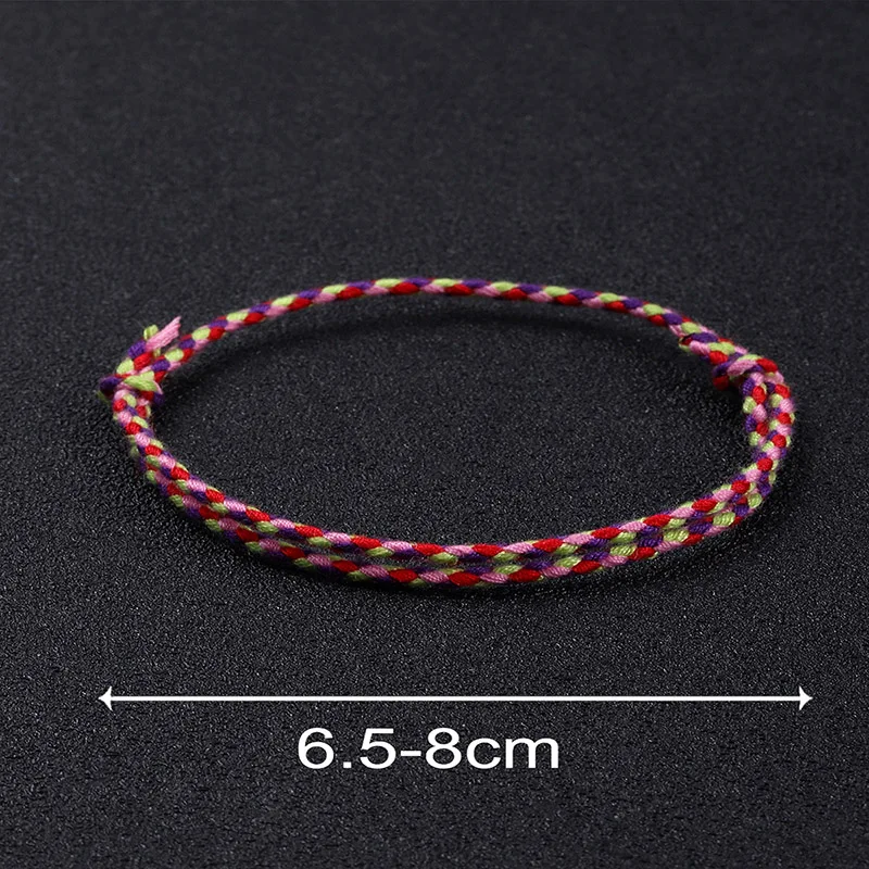 12Pcs/set Friendship Bracelet Wave hand-woven bracelet waterproof rope surfer adjustable Bohemian hand rope