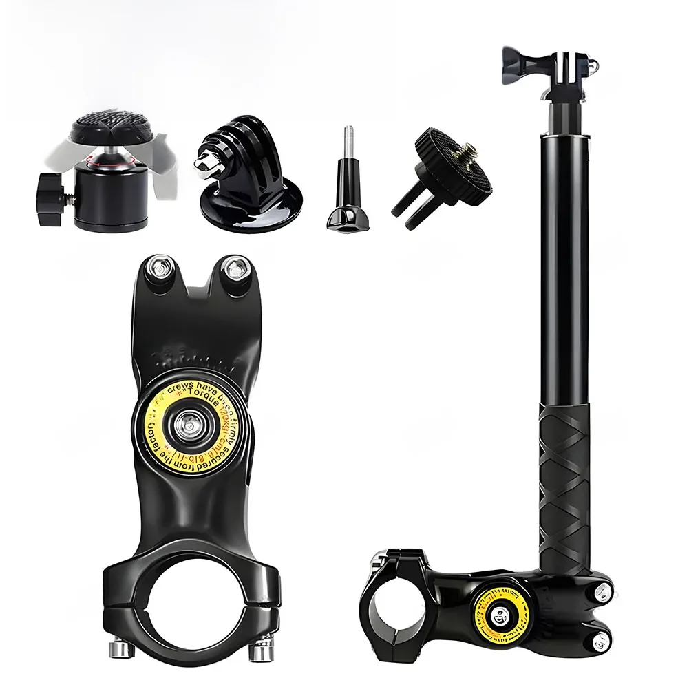 AliExpress ERIKOLE Motorcycle Handlebar Camera Mount with Selfie Stick for Insta360 X4 X3 X2 Bike Bicycle Tracking Shooting Sports Camera Bracket