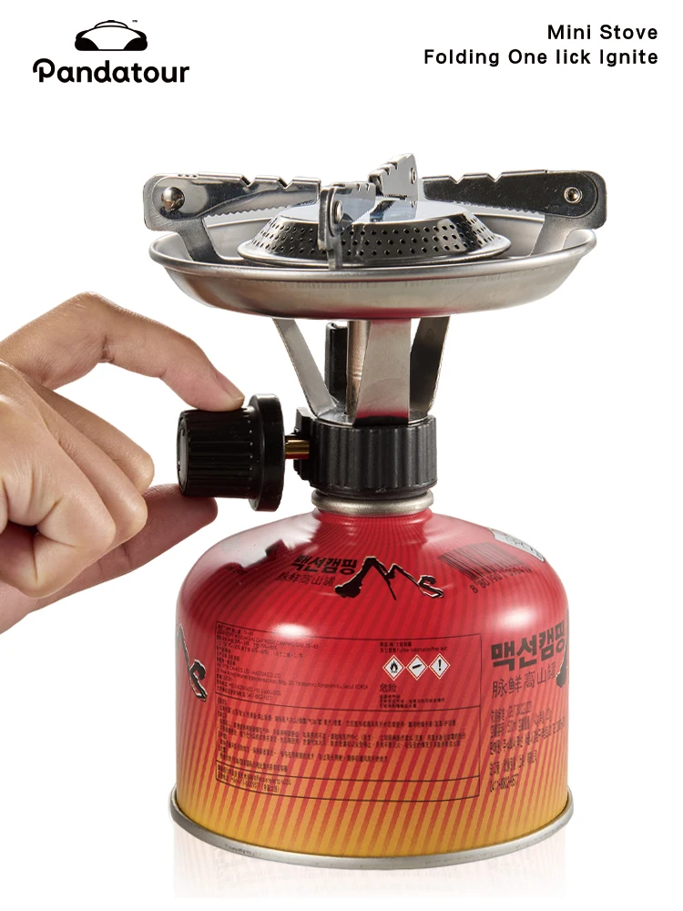 2025New موقد للتخييم في الهواء الطلق للطي يندبروف الشواء نزهة الجدول موقد الفولاذ المقاوم للصدأ عالية الطاقة المحمولة المشي لمسافات طويلة موقد غاز #1