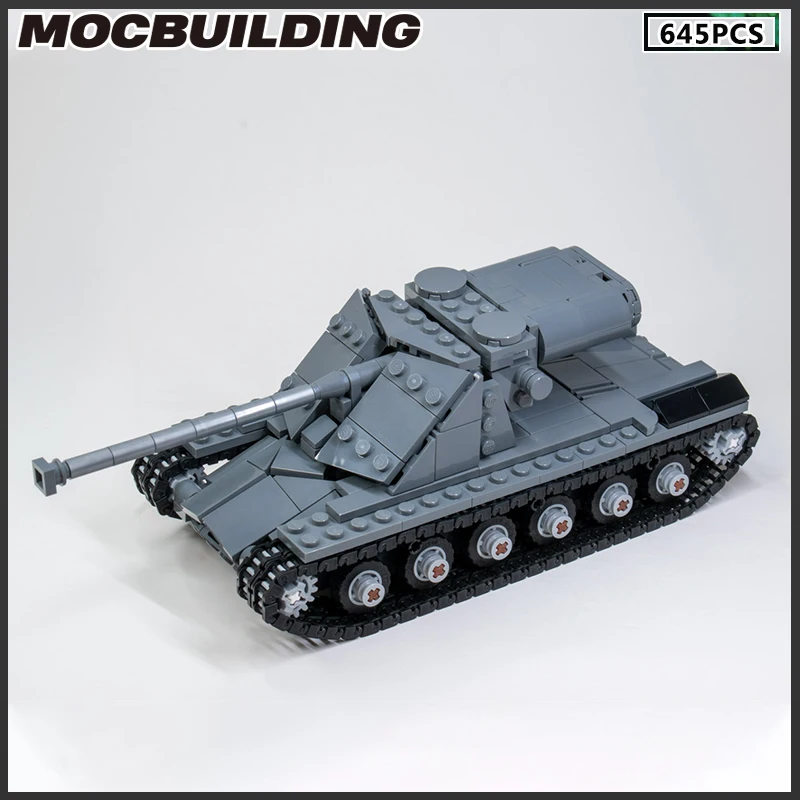 MOC Building Block Military Vehicles Tank Sets Model DIY Army Weapon Bricks Boy Educational Toys Gifts Transport Xmas Present