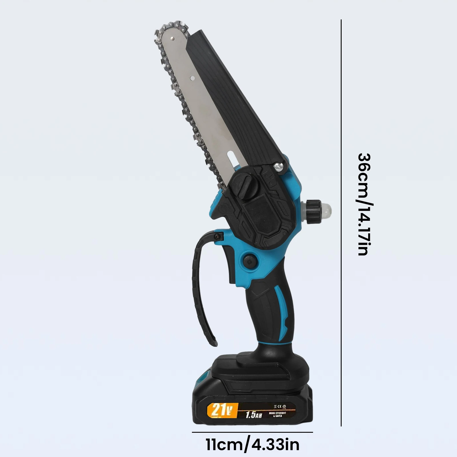 1000W/650W/550W Kabellose Kettensäge für Holzarbeiten mit Kleiner Handgeführter Elektrischer 8-Zoll/6-Zoll Holzfällersäge Mini Tragbare Elektrische Kettensäge – Detail 7