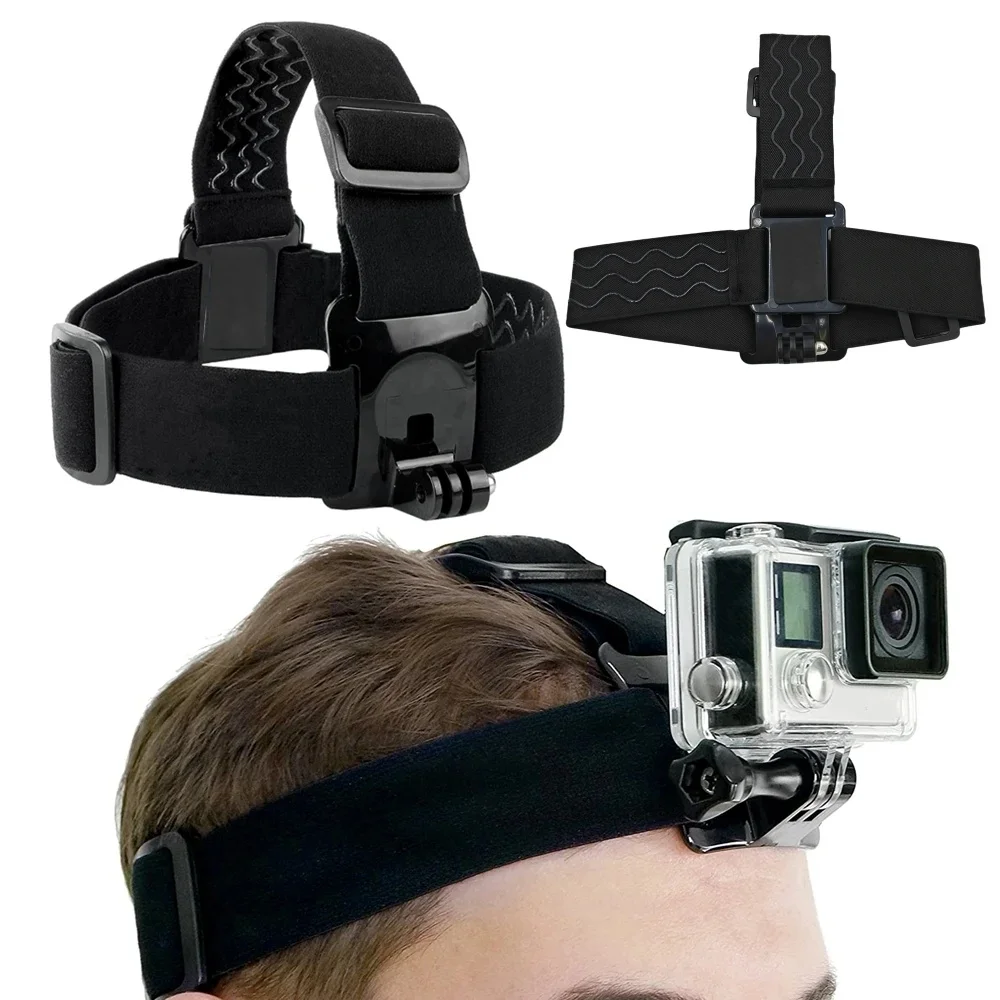 Hoofdband Mount Hoofdband Verstelbare Riem Voor GoPro Hero 13 12 11 10 9 8 7 Insta360 DJI Osmo Action 5 4 3 2 Camera Accessoires - afbeelding 2