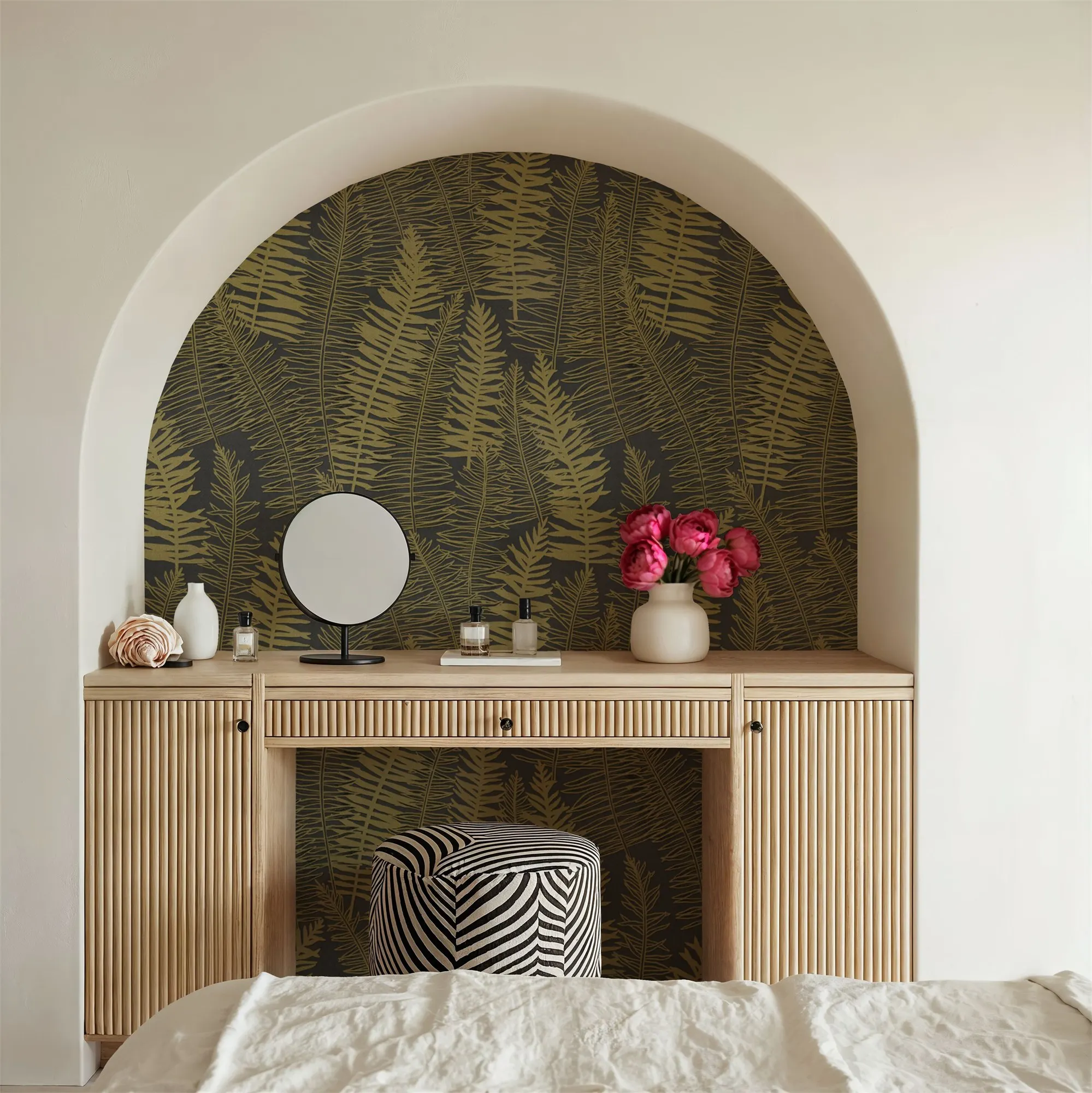 Custom Fern Fantasy Large Peel and Stick Mural Wall Decor