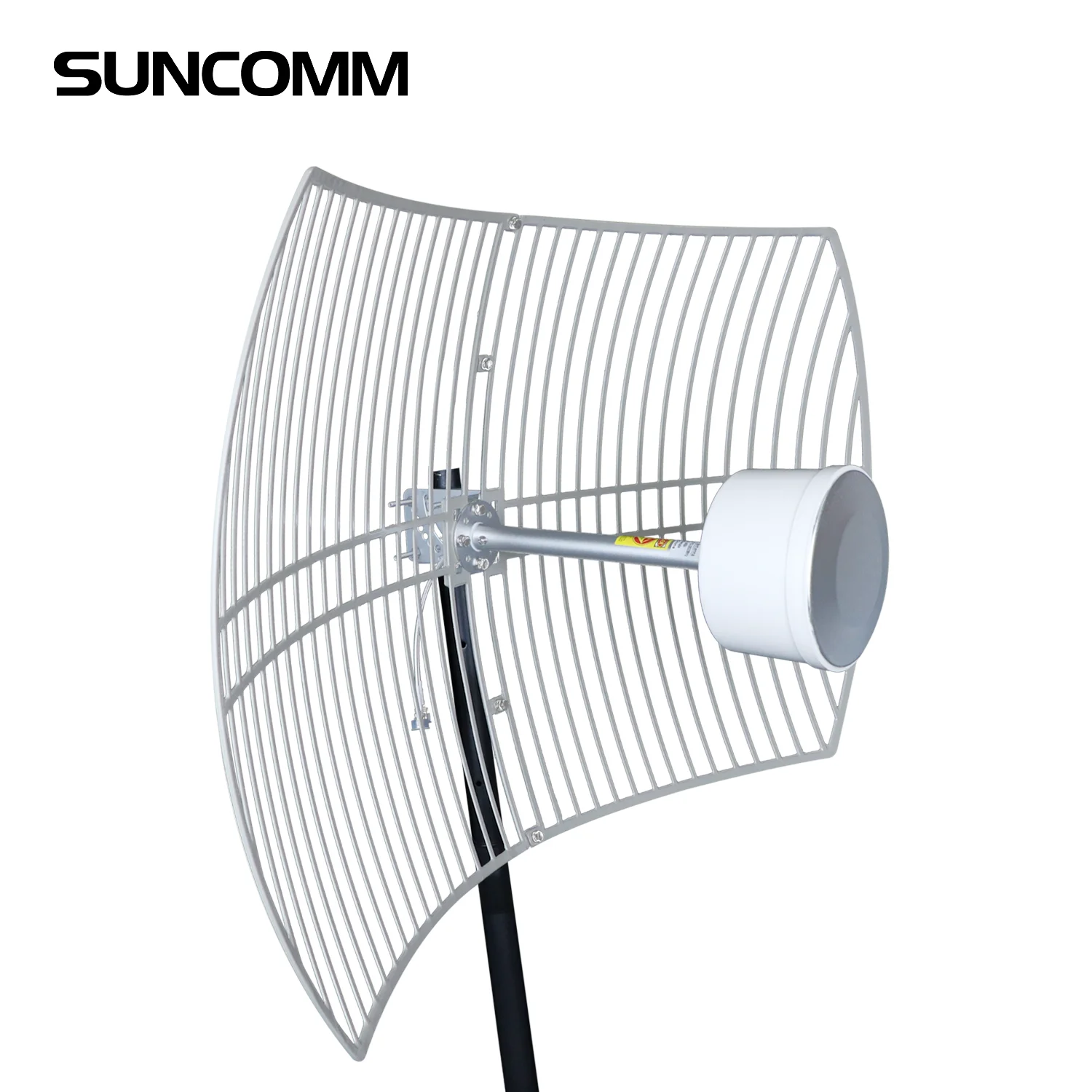 SUNCOMM Q38 5g Outdoor Antenna 24dBi Feed 698-3800MHz 2G 3G 4G 5G LTE Outdoor Antenna Feed External Antenna 2 X N type