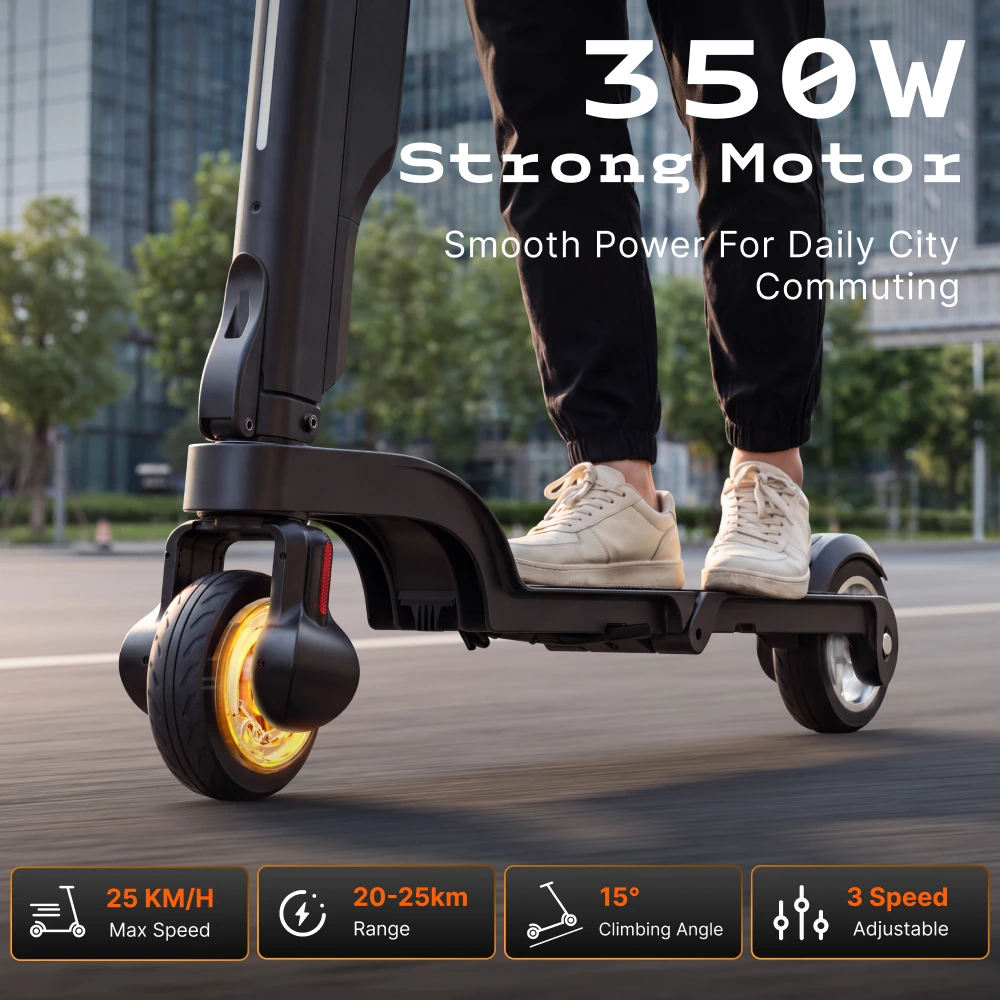 HX X6 350W 25km/h 36V 7,5Ah Elektroroller 5,5'' E-Scooter für den täglichen Arbeitsweg mit herausnehmbarem Akku, faltbarer Rucksack-E-Scooter – Detail 6