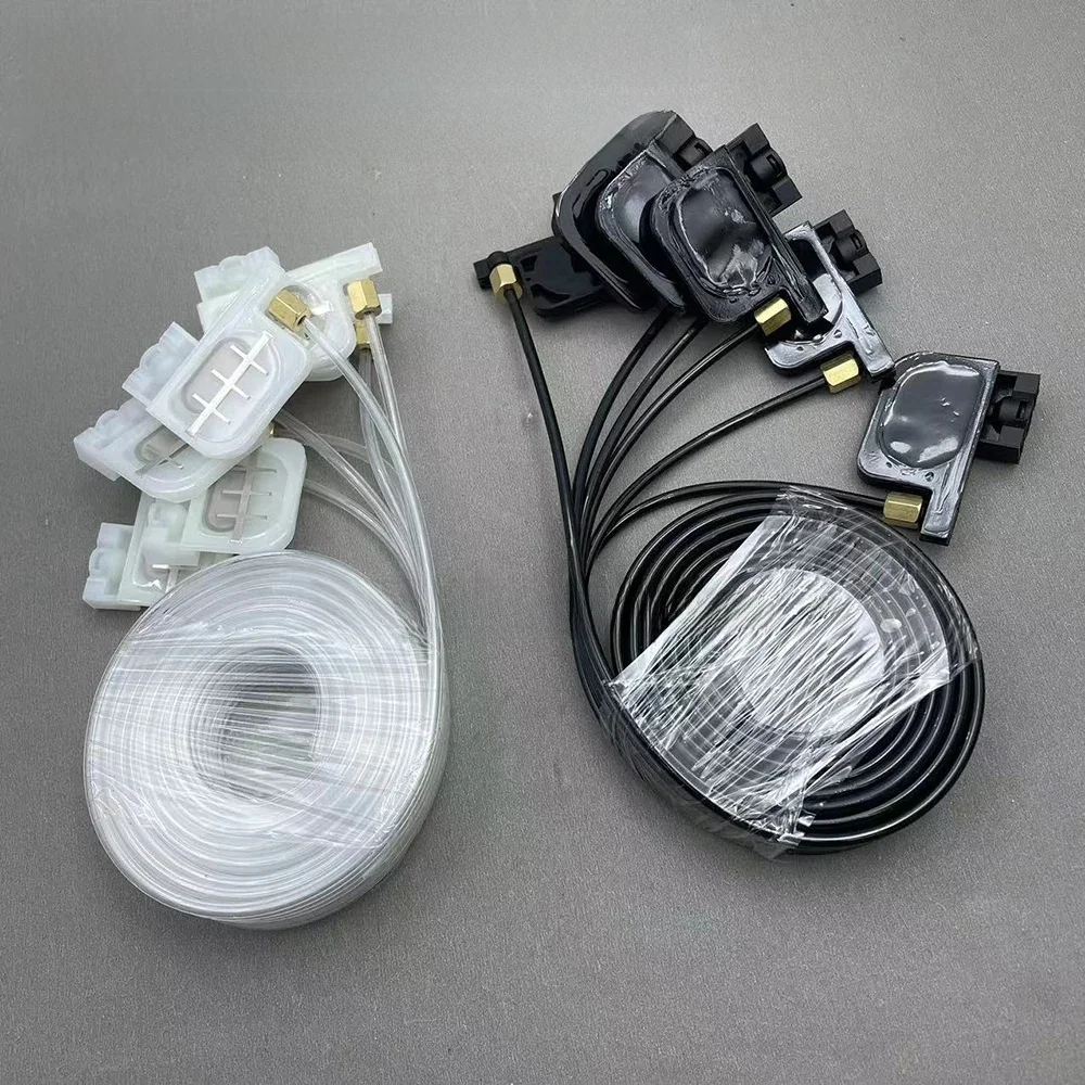 6-kolorowy damper do Epson R330 L800 R1390 R2000 R1800, filtr tuszu, dumper z przewodem tuszującym, rura DX4, linia rozprowadzająca tusz, drukarka ekosolwentowa UV — zdjęcie produktu 6
