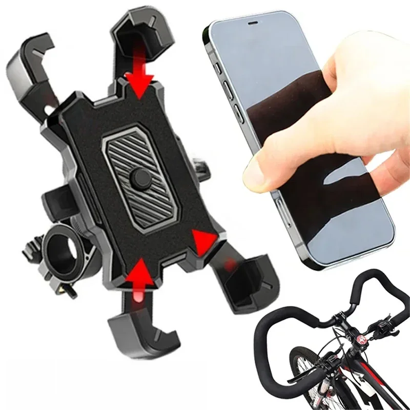 AliExpress Rloverae Bike Phone Holder 360° Rotatable Universal Bicycle Motorcycle Phone Holder for Mobile Phone Stand Shockproof Bracket GPS Clip