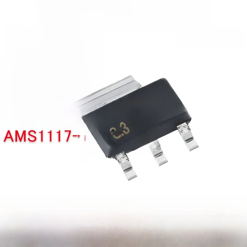 20-50/PCS Nouveau AMS1117 3V3 AMS1117-1.2 AMS1117-1.5 AMS1117-1.8 AMS1117-2.5 AMS1117-3.3 AMS1117-5.0 AMS1117-ADJ SOT223 En Stock