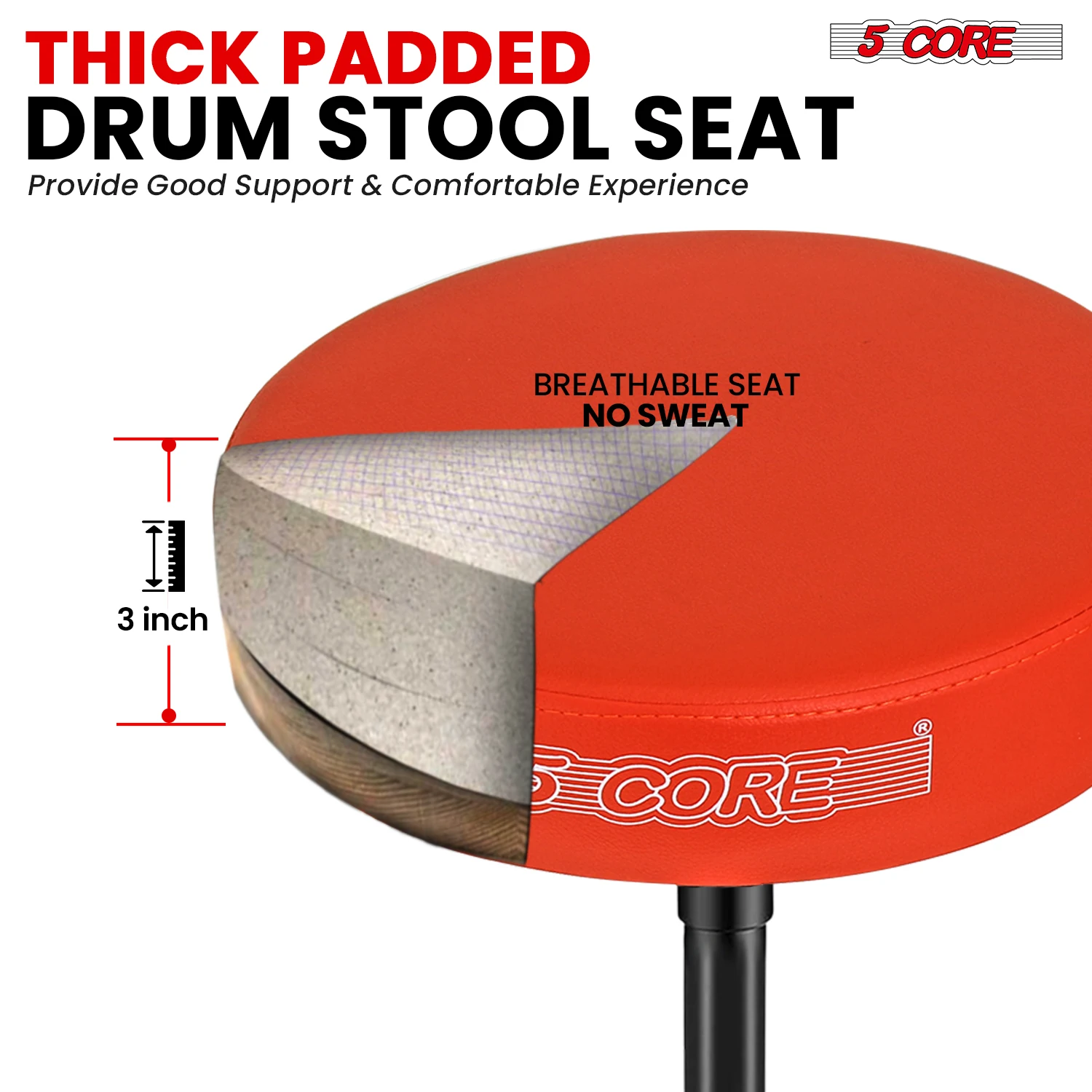 5 Core Drum Throne 3
