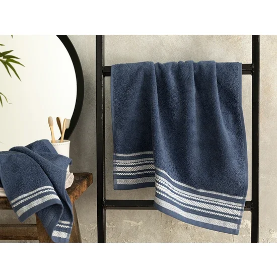 

English Home Polka Dot Cotton Face Towel 50 x 70 cm Blue