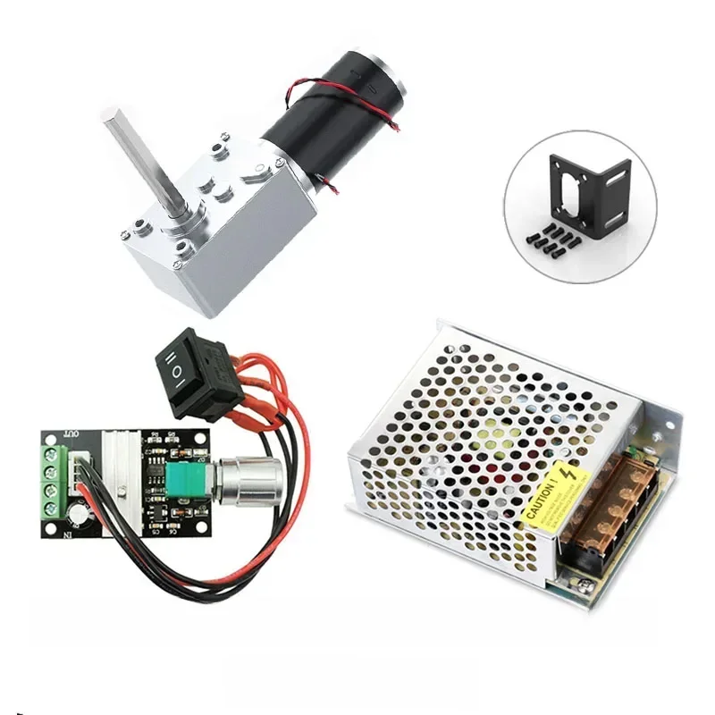 5840-31ZY DC 12 V/24 V arbre Long 51mm réduction moteur à engrenage à vis sans fin grand couple haute puissance 3-100 kg/cm réversible autobloquant Enging