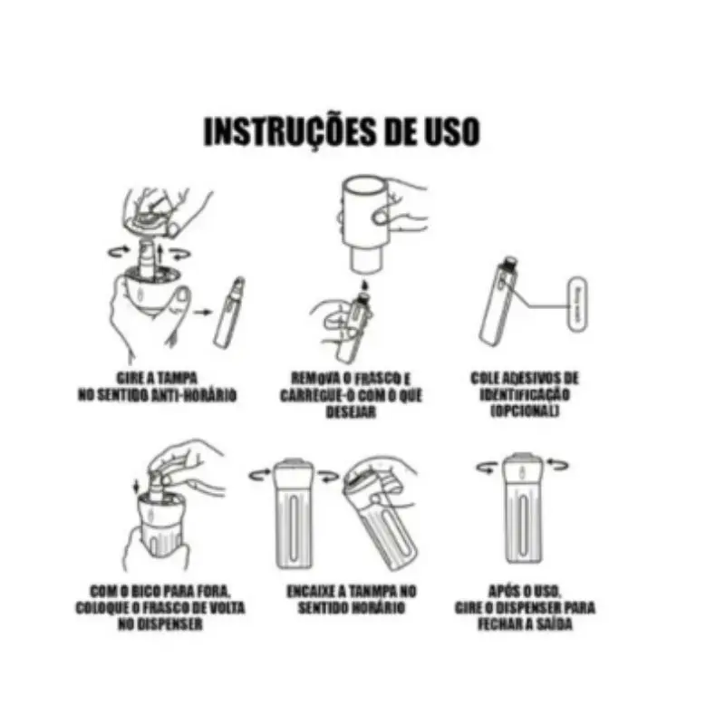 مجموعة موزع المحمولة 4 في 1 زجاجة السفر غسول هلام الشامبو #4