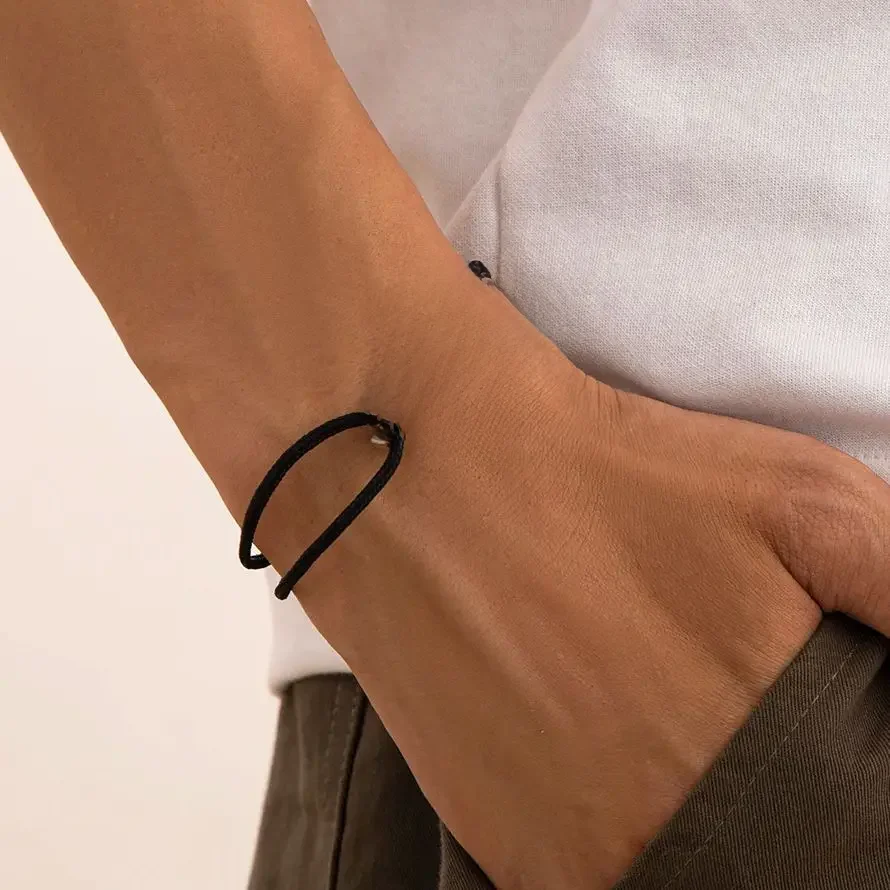 WinterXIN-Bracelet en ULsimple N-line JOCharm pour hommes, ULà main colorée personnalisée, bracelets de couple, accessoires de bijoux à la main