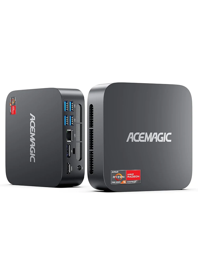 ACEMAGIC K1 Mini-PC AMD Ryzen 5 7430U 16GB LPDDR4X RAM 512GB SSD AMD Radeon ™   Grafik Windows 11 Pro bis zu 4,3 GHz WiFi 6 HDMI 2,5G Gigabit Ethernet MINI-Computer