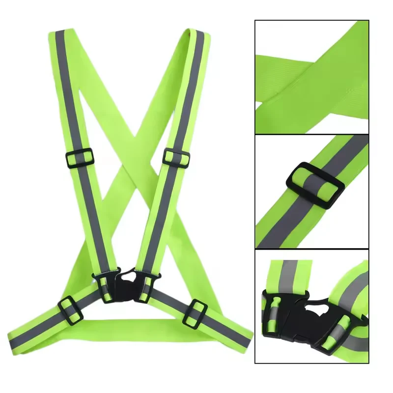 Car Clothing for Safety Traffic Safety Vest Outdoor for Running Cycling Sports Vest Night Running Leisure Sports Vest