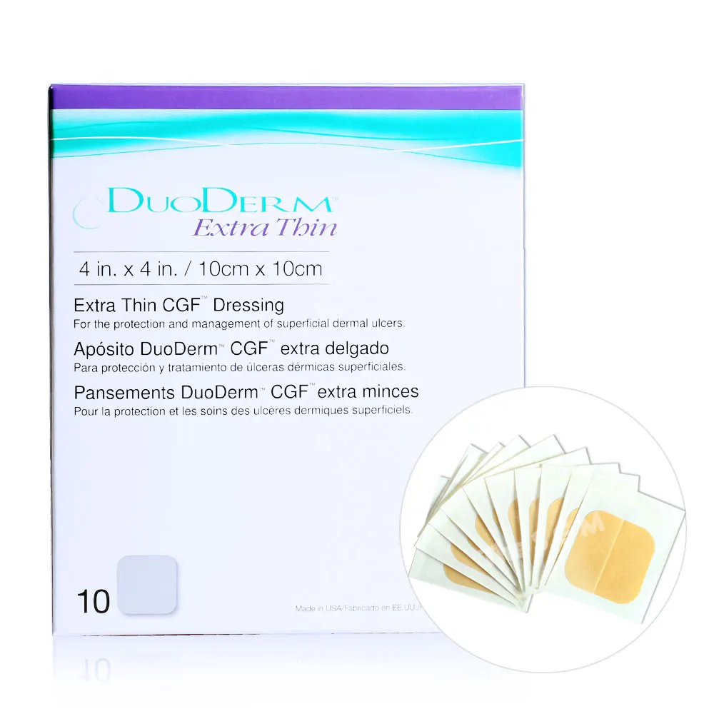 Duodom Extra Thin 10 pieces 10x10cm window sheds wound protection wet band acne scars