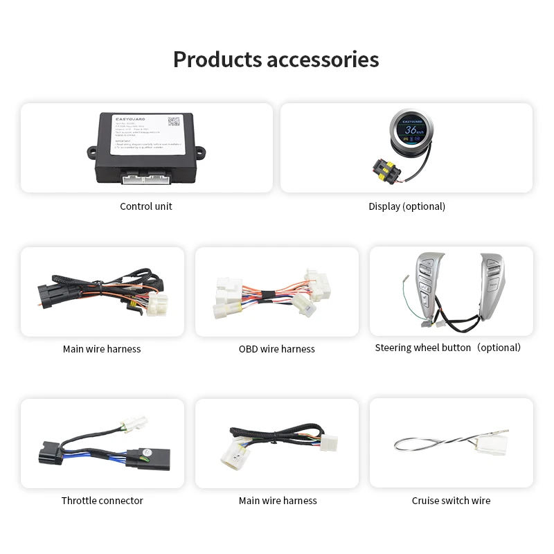 EASYGUARD Cruise Control System Speed Limiter for sylphy, Livina, Sunny, Tiida, NV200,  Sentra OBD version
