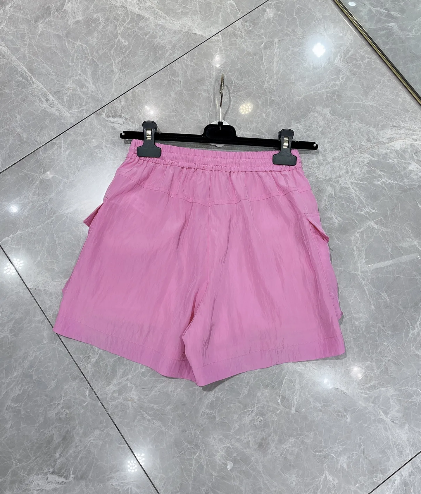 

2025 New Sun-protective Vest Shorts Solid Elastic Zippers Fashionable Versatile Slimming Figure-hugging Spring Summer