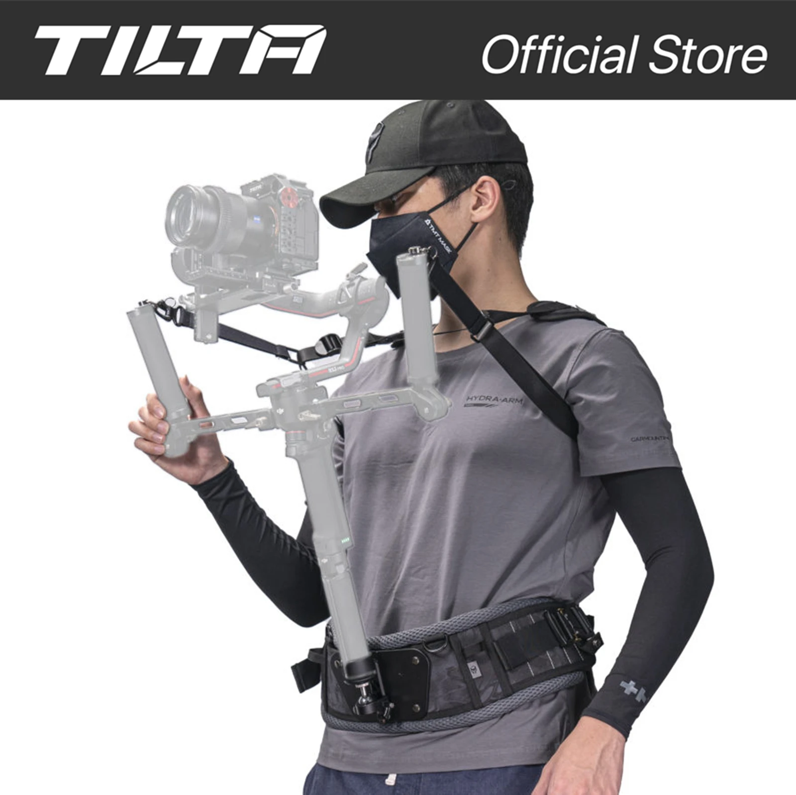 TILTA GSS-T04 Lightweight Gimbal Support Vest compatible with for DJI Ronin RS2, RSC2, RS3 and RS3 Pro