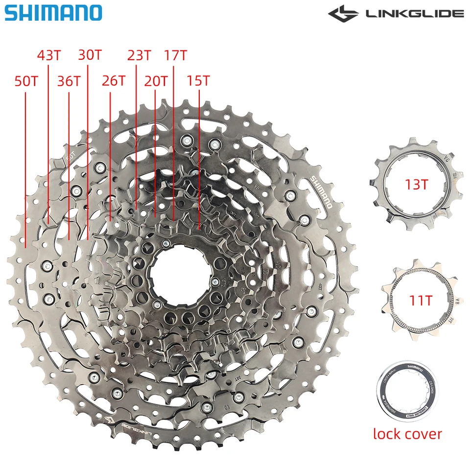SHIMANO CUES U6000 Series LINKGLIDE Mountain Bike Cassette 10/11