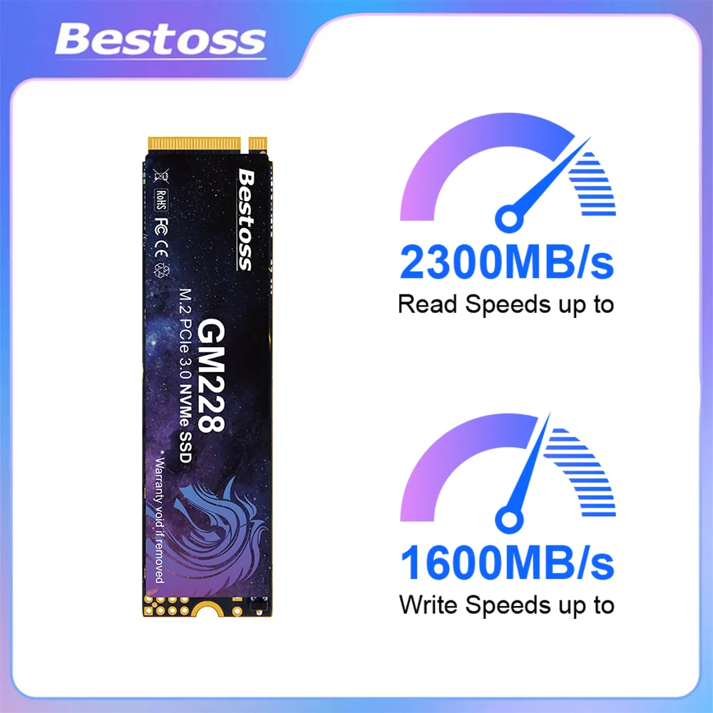 

Bestoss NVMe M2 SSD 1TB 256GB DIY Gaming Computer Internal Solid State Drives for Notebooks - GM228