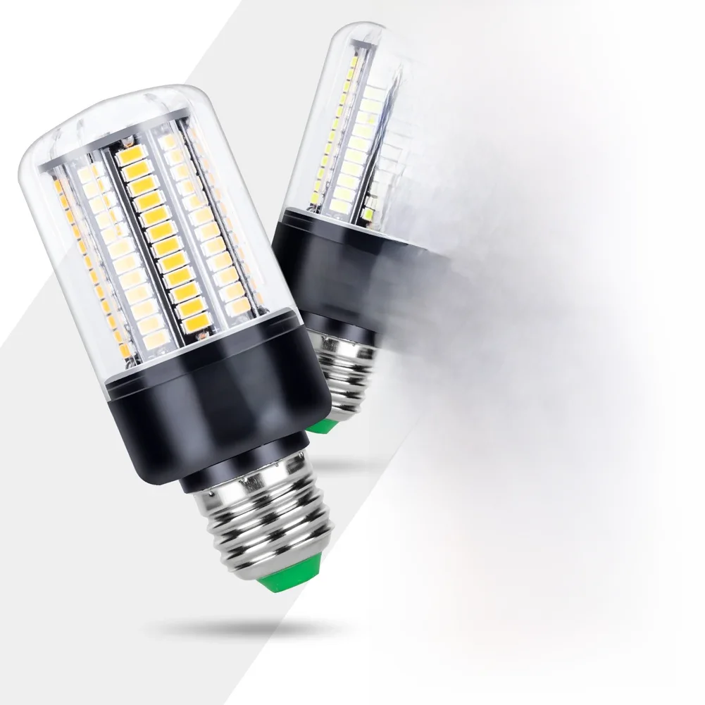 E27 LED Light Bulb E14 Corn Lamp B22 Ceiling Chandeliers Home Living Room Bedroom Indoor Lighting Soft Cold/Warm White No Flicke