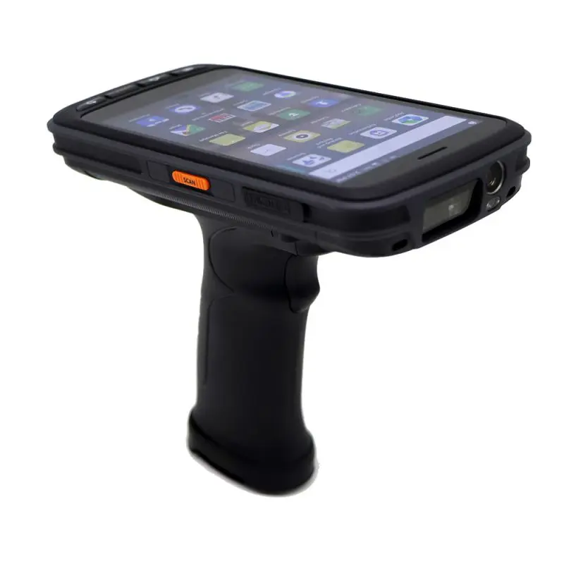 

5.2inch Android 11 &13 4G 64G OS Warehouse Handheld optional 2D Scanner UHF RFIDLogistics Industrial PDA with handle grip
