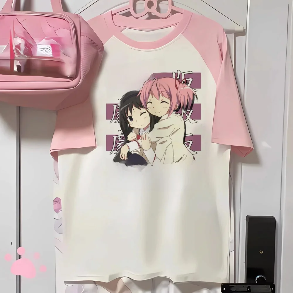 Madoka Magica t-shirt damski harajuku t-shirty damskie odzież komiksowa — zdjęcie 2