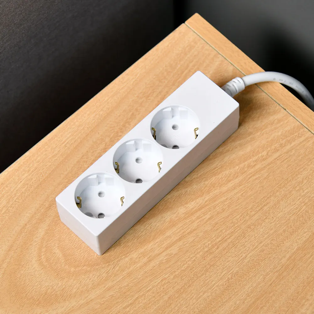 1+1 Domestic 16A General Multi-outlet 3-gu 0.7m White