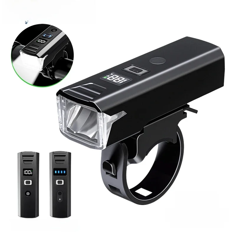 AliExpress cycle zone Smart Sensor Bicycle Front Light Type-C Charging LED Bike Head Lamp MTB Bike Flashlight Bicycle Headlight Cycling Accessories
