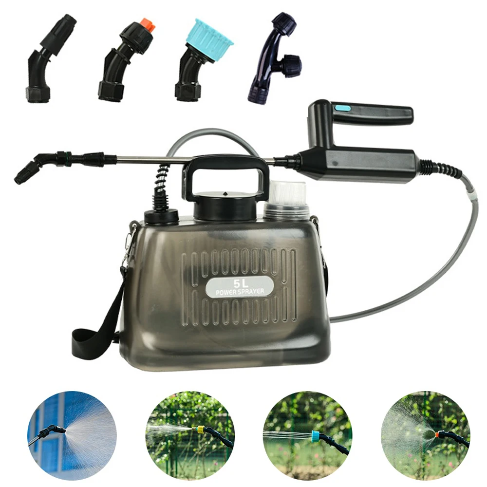 Shoulder-type electric pesticide sprayer 2400mAh lithium battery spray garden power tools with bucket USB charging