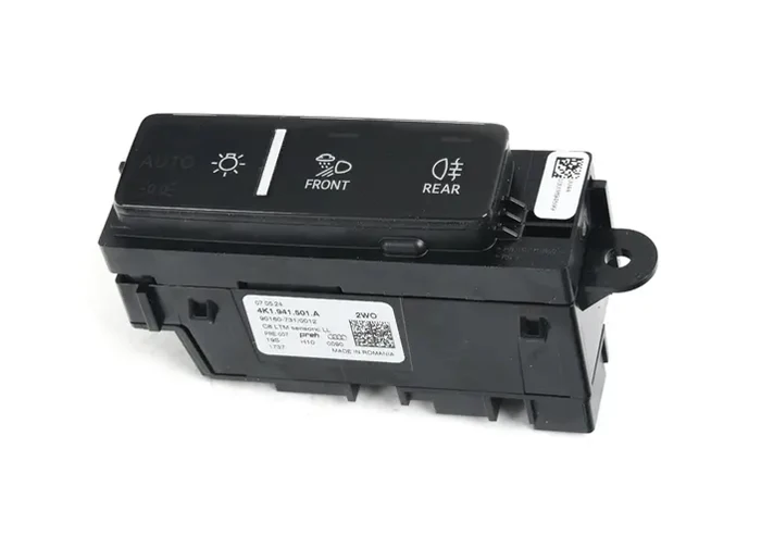 One Piece - Head Light Headlight Switch w/ Front Rear Fog For Audi A6 A7 Q7 Q8 LHD 4K1941501A - For LHD Model ONLY