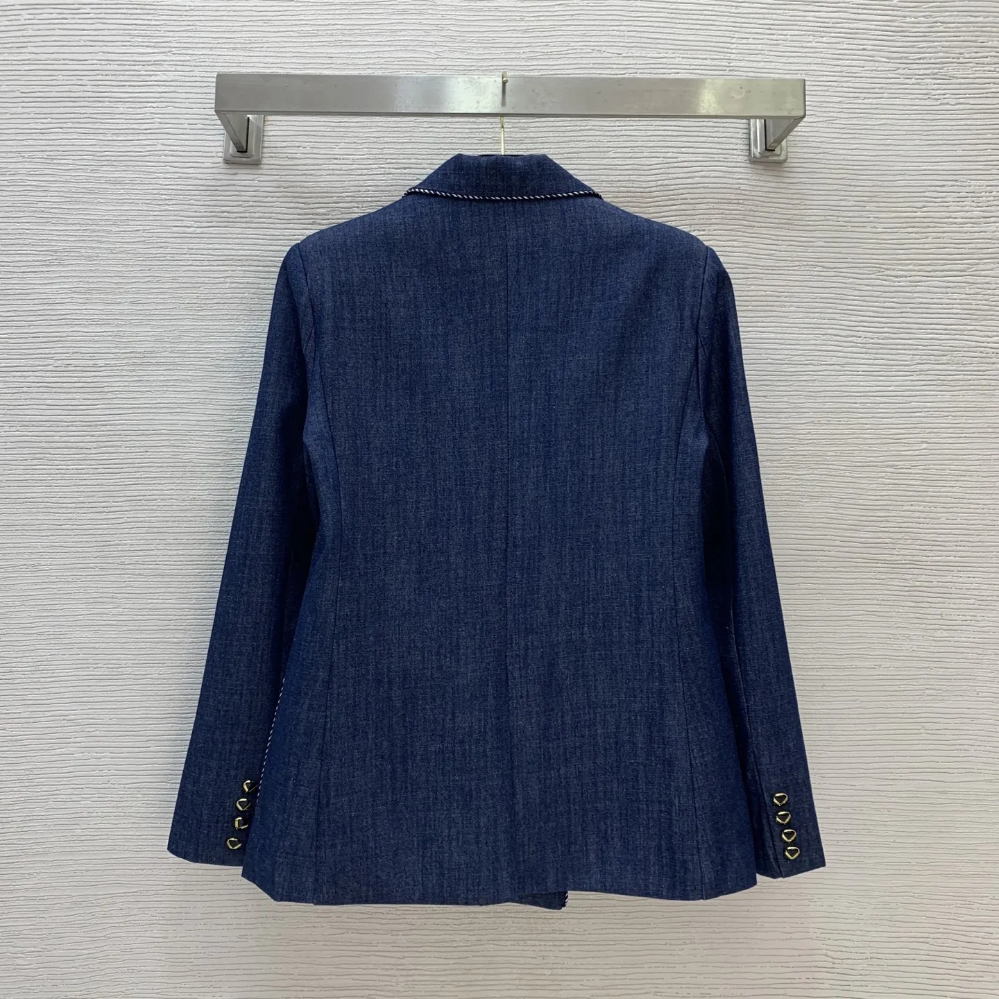 

Early Autumn New Style Ladies Big Pocket Loose Suit Jacket Cuffed Straight Leg Trousers Jeans