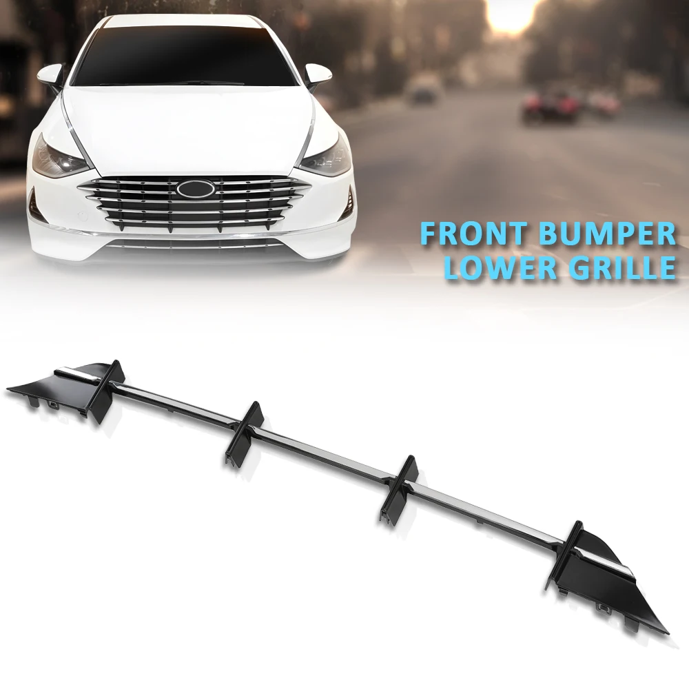 

Chrome Strip Front Bumper Lower Grille Compatible with Hyundai Sonata Se Hybrid 2020-2023 86531-L1100, 86531L1100