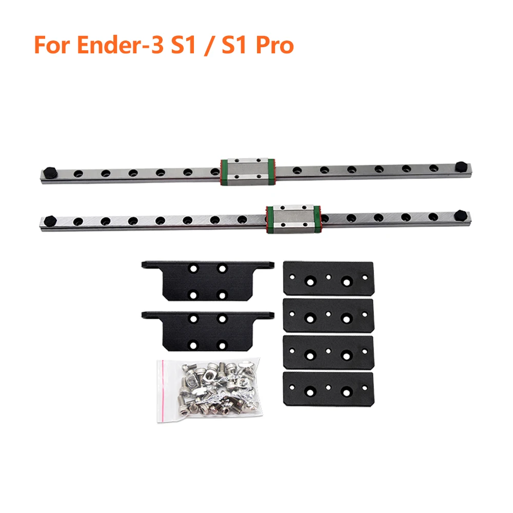 Ender3 S1 Dual Y Axis Linear Rail Upgrade kit For Ender3/Ender3 Pro/Ender3 V2/Ender3 S1/S1 Pro 3D Printer Parts Rail Guide