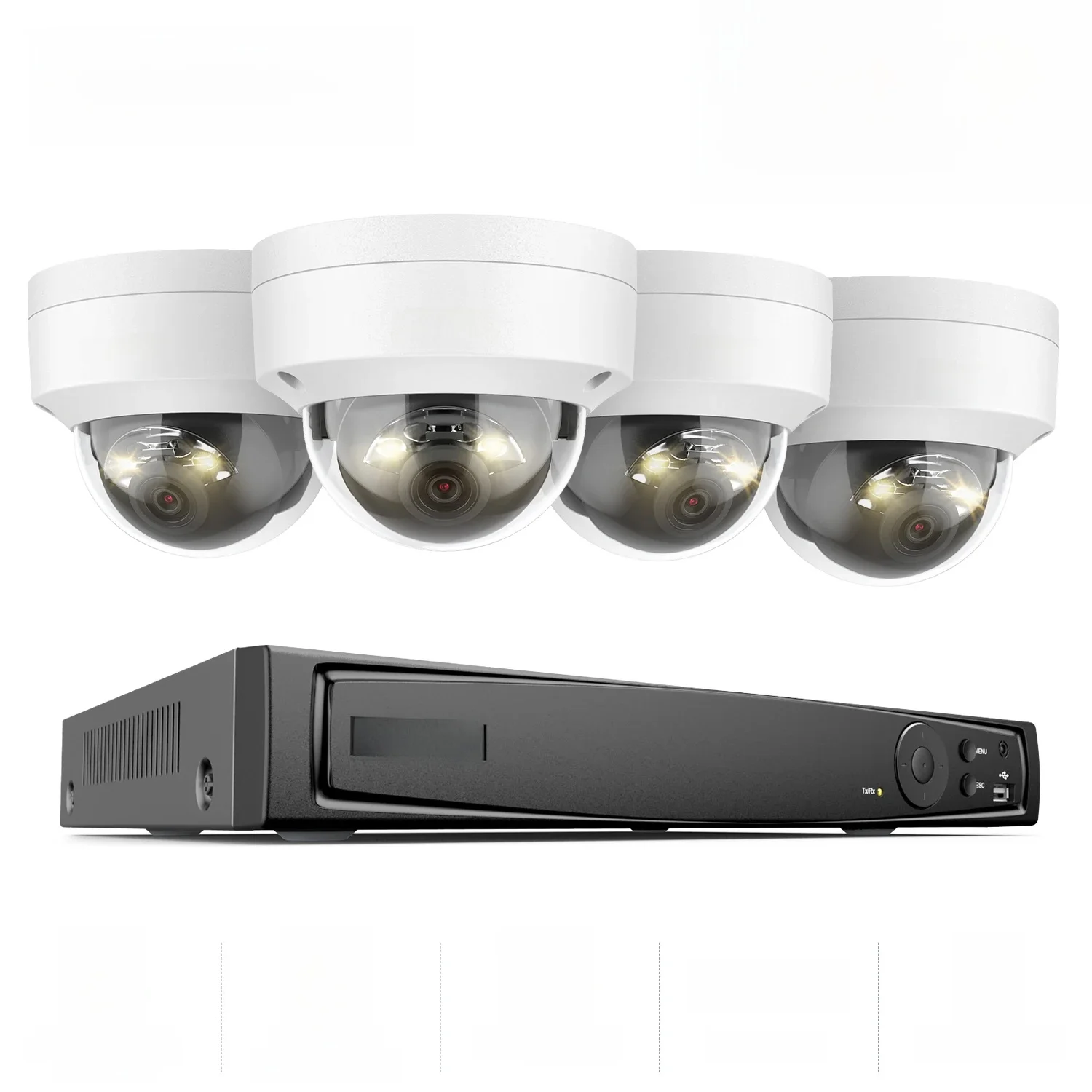ANNKE 12MP Smart Dual Light Camera Kits Beveiliging Cam 8CH NVR 4PCS POE Camera Outdoor CCTV Video Surveillance bescherming Camera - afbeelding 2