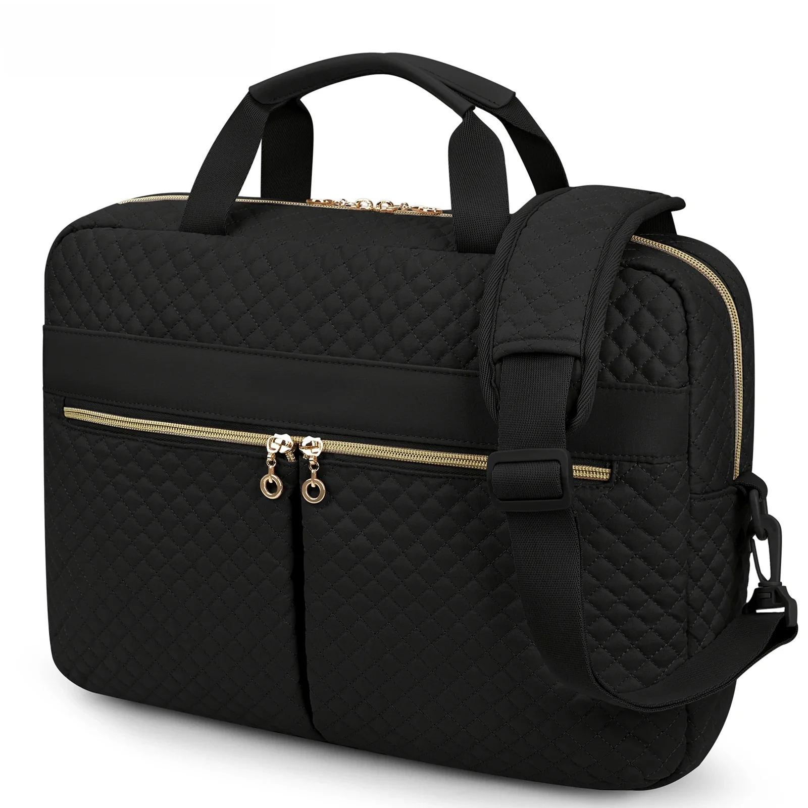 BAGSMART 15,6-calowa duża torba na laptopa Teczka dla kobiet Torebka na ramię Etui na notebooka Biuro Podróż służbowa Torba na komputer biznesowy — zdjęcie 2