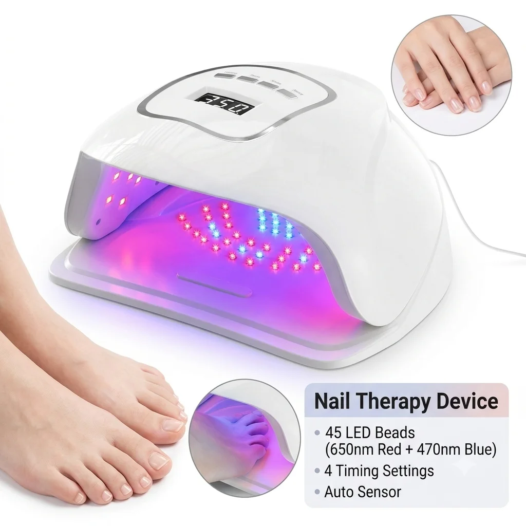Nail Fungus Treatment LED Light Therapy Device